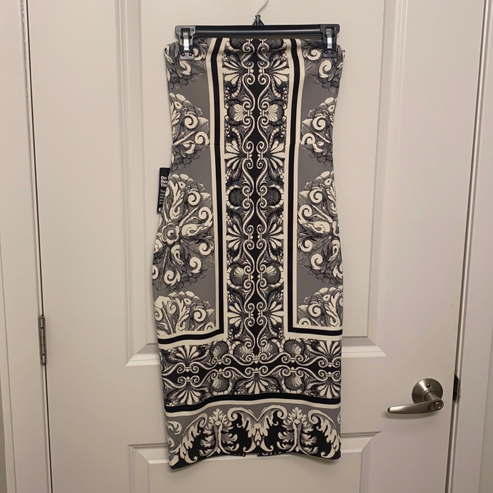 NWT Express Strapless Midi Dress